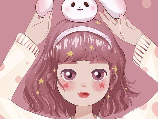 几张可爱风插画总结