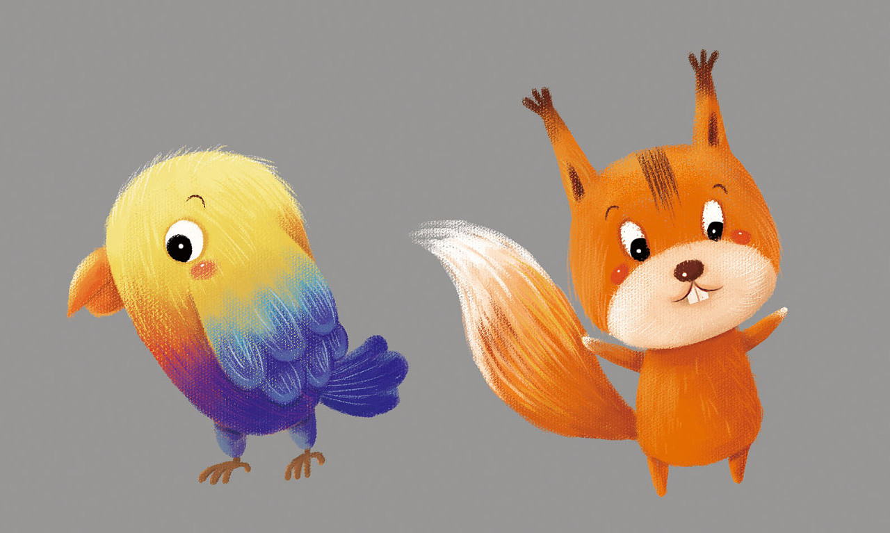 小动物|插画|儿童插画|milocc - 原创作品 - 站酷 (zcool)