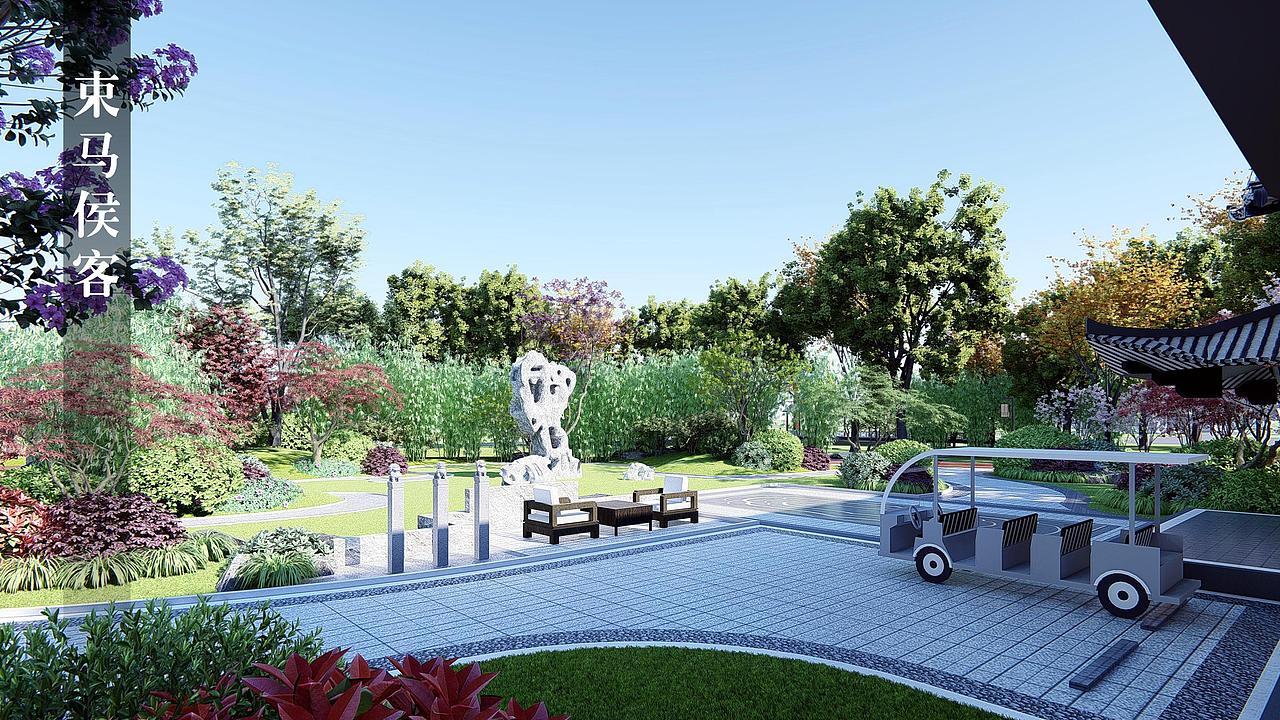 临湖会所景观设计 lumion出图