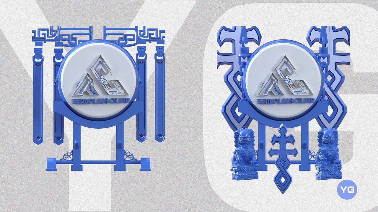 蓝色国风创作（图ZMjY5MzE0ODky） - 场景 - 站酷设计师Z66662534原创素材 - 站酷ZCOOL