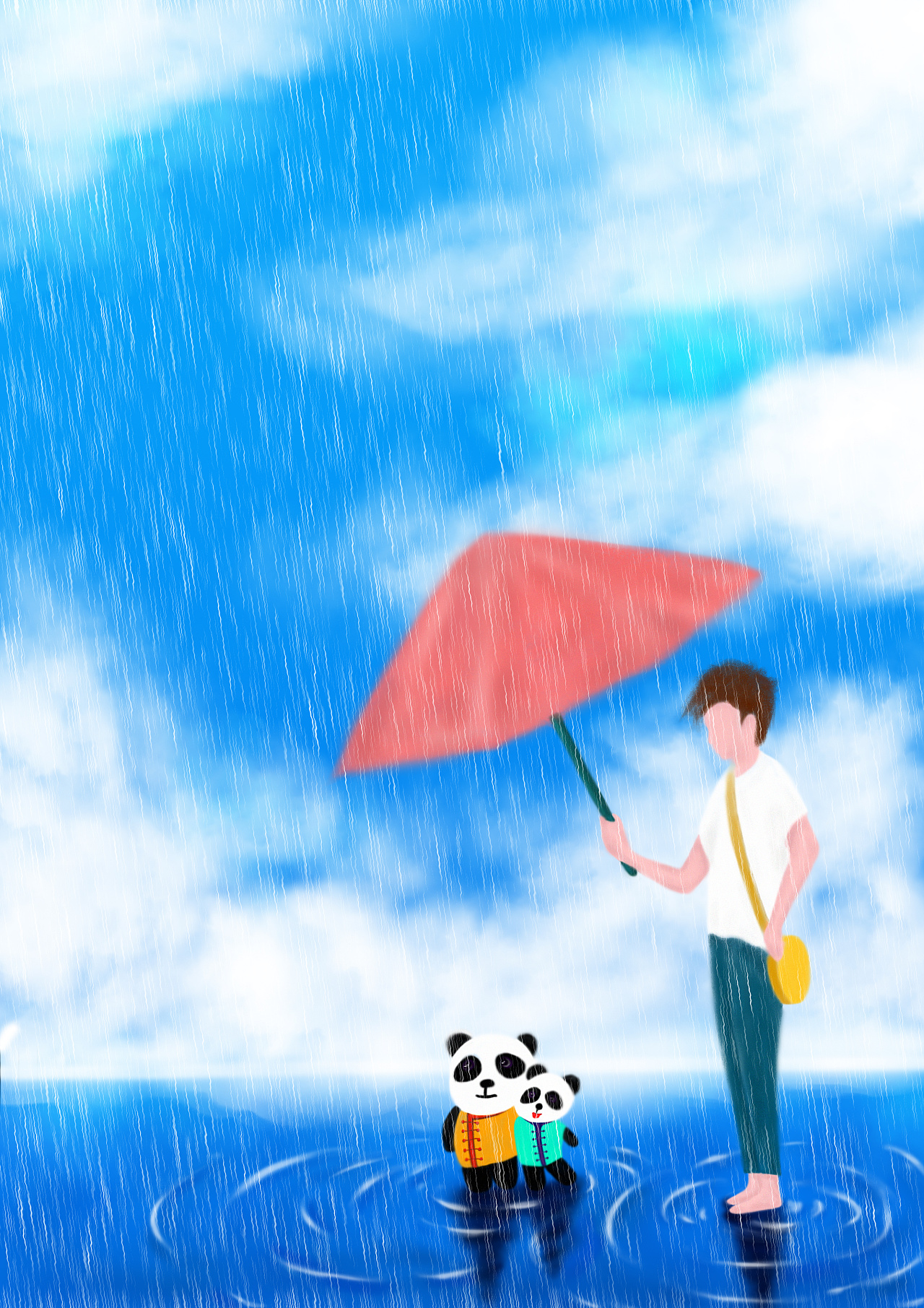 雨天|插画|创作习作|张张阳 - 原创作品 - 站酷 (zcool)