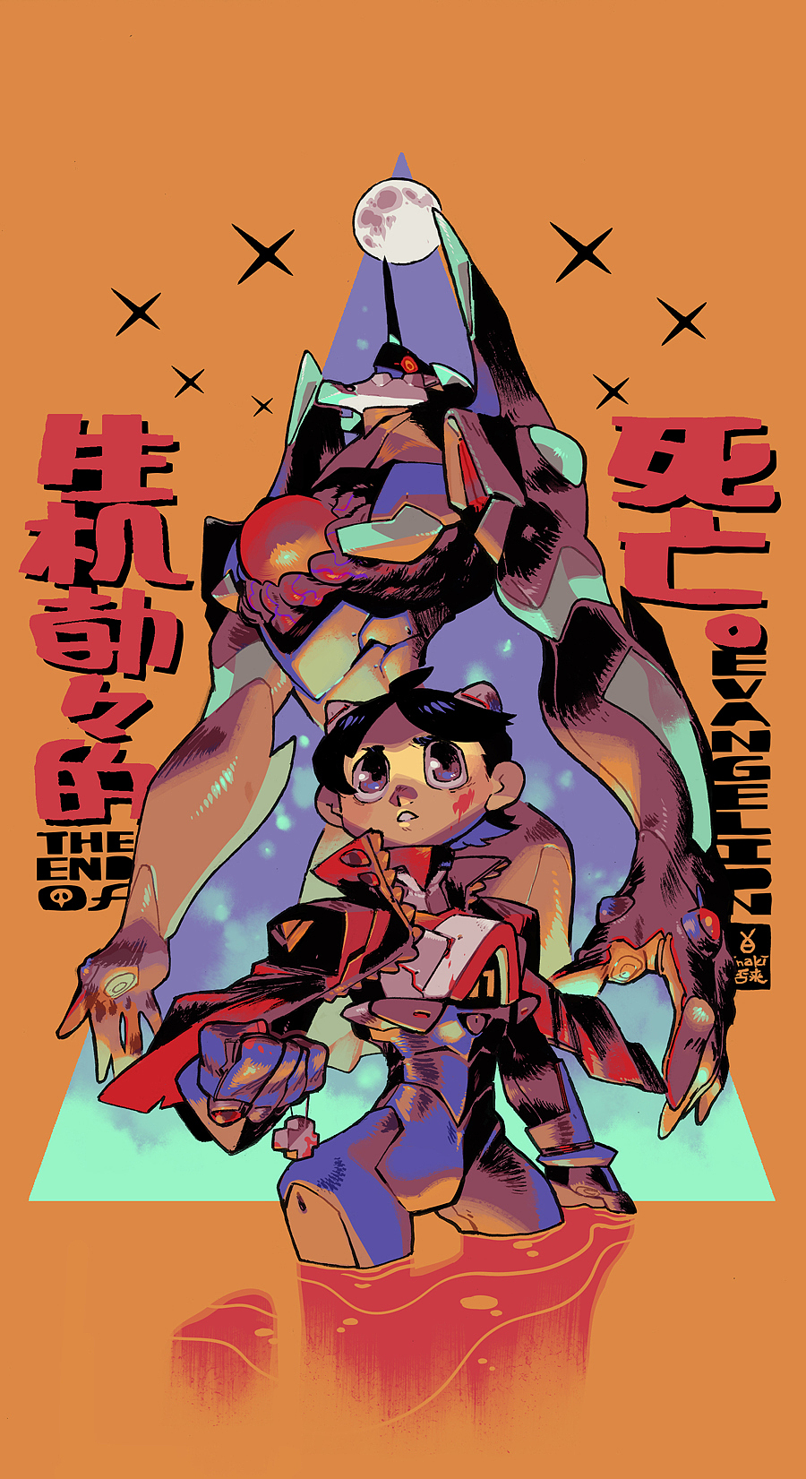 天鹰战士首播纪念（图ZOTM2ODU3NzY=） - 商业插画 - 站酷设计师否来原创素材 - 站酷ZCOOL