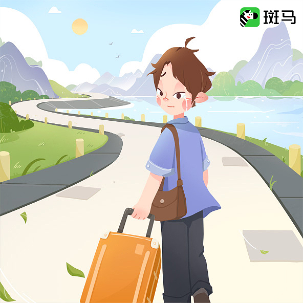 阅读交互插画风格展示