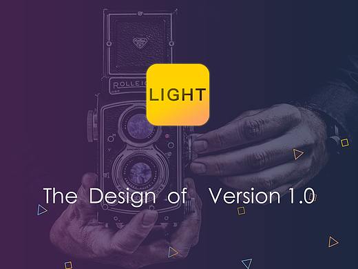 Light APP 摄影内容向 UI界面设计&设计规范