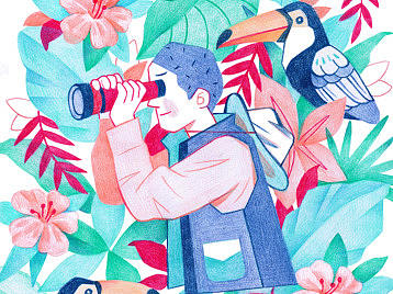 2019彩铅插画第一弹～