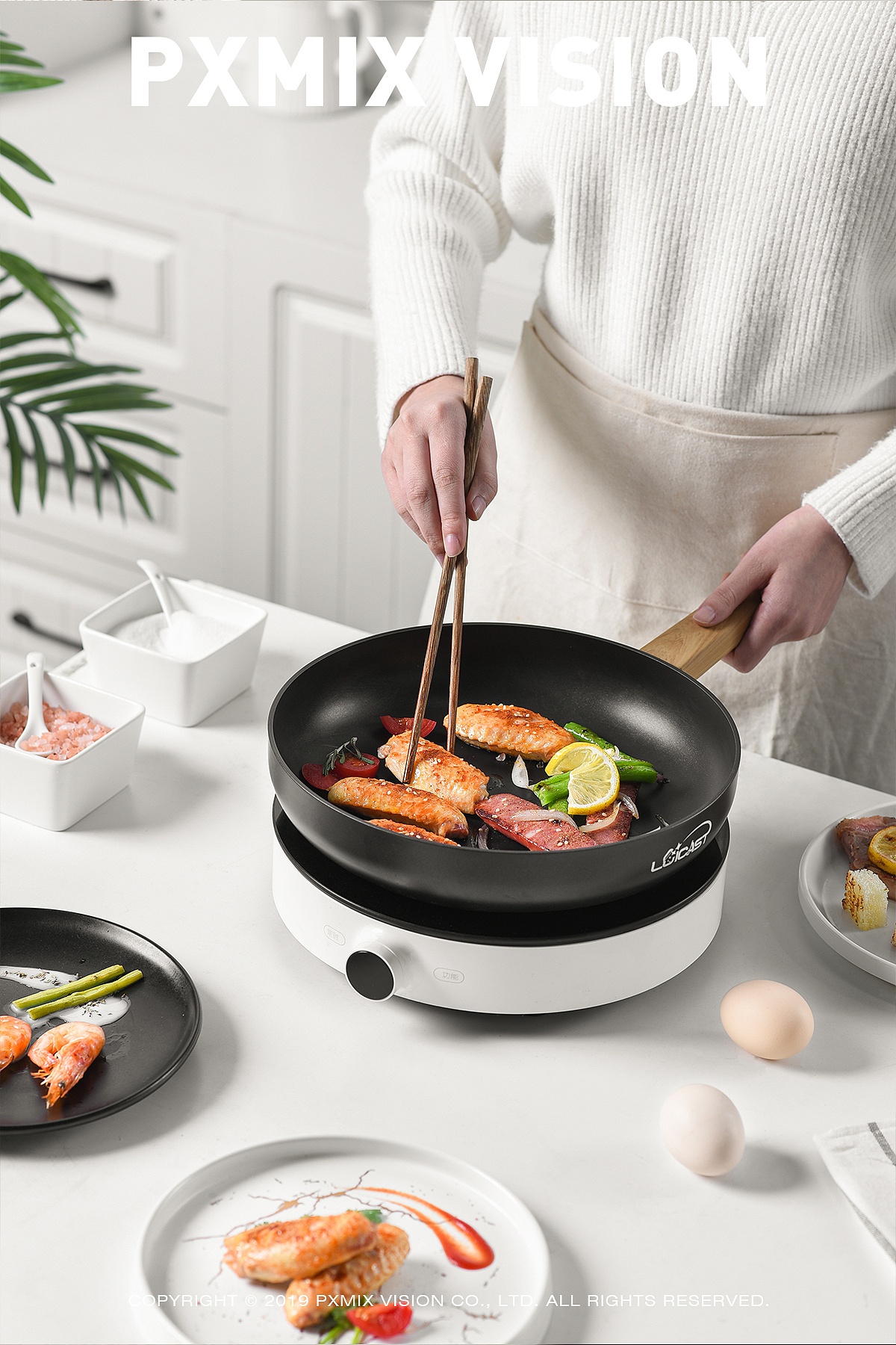 米家风格四件套锅具 炒锅/煎锅/奶锅/汤锅（图ZMTg5NTc3NjQw） - 产品摄影 - 站酷设计师光影集原创素材 - 站酷ZCOOL