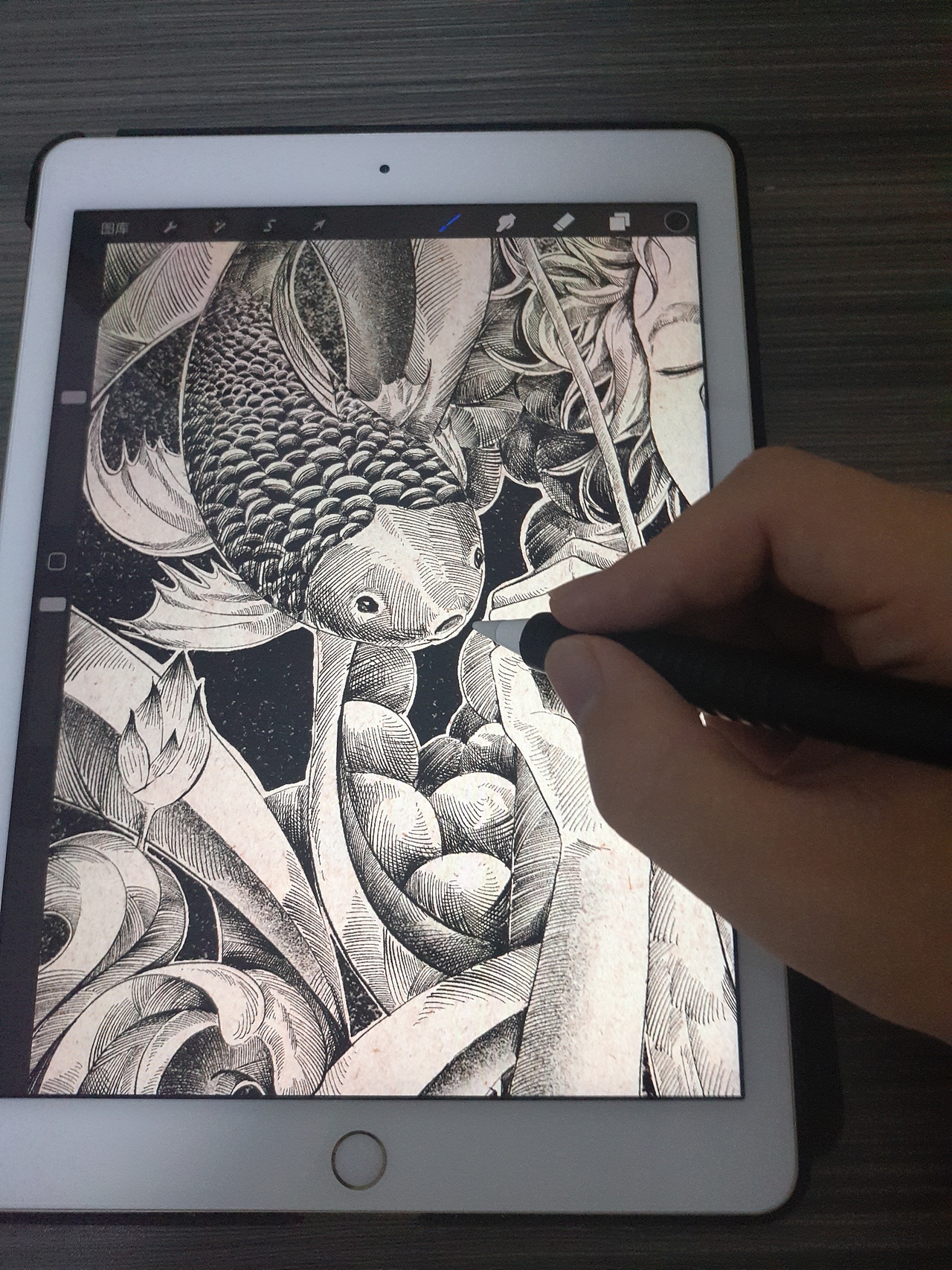 荷花系列原创插画（图ZODcyMDY3ODA=） - 创作习作 - 站酷设计师RICK迁原创素材 - 站酷ZCOOL