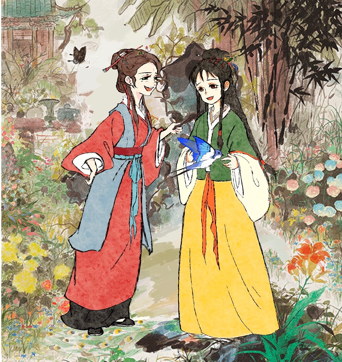 江南百景图x文俶x仇珠