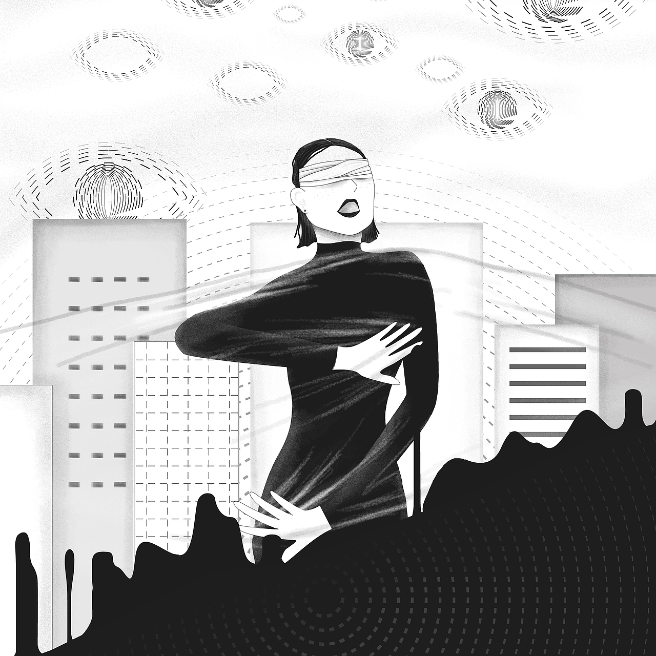 平行世界（图ZMTM2OTU2MDcy） - 艺术插画 - 站酷设计师嘎小琪原创素材 - 站酷ZCOOL