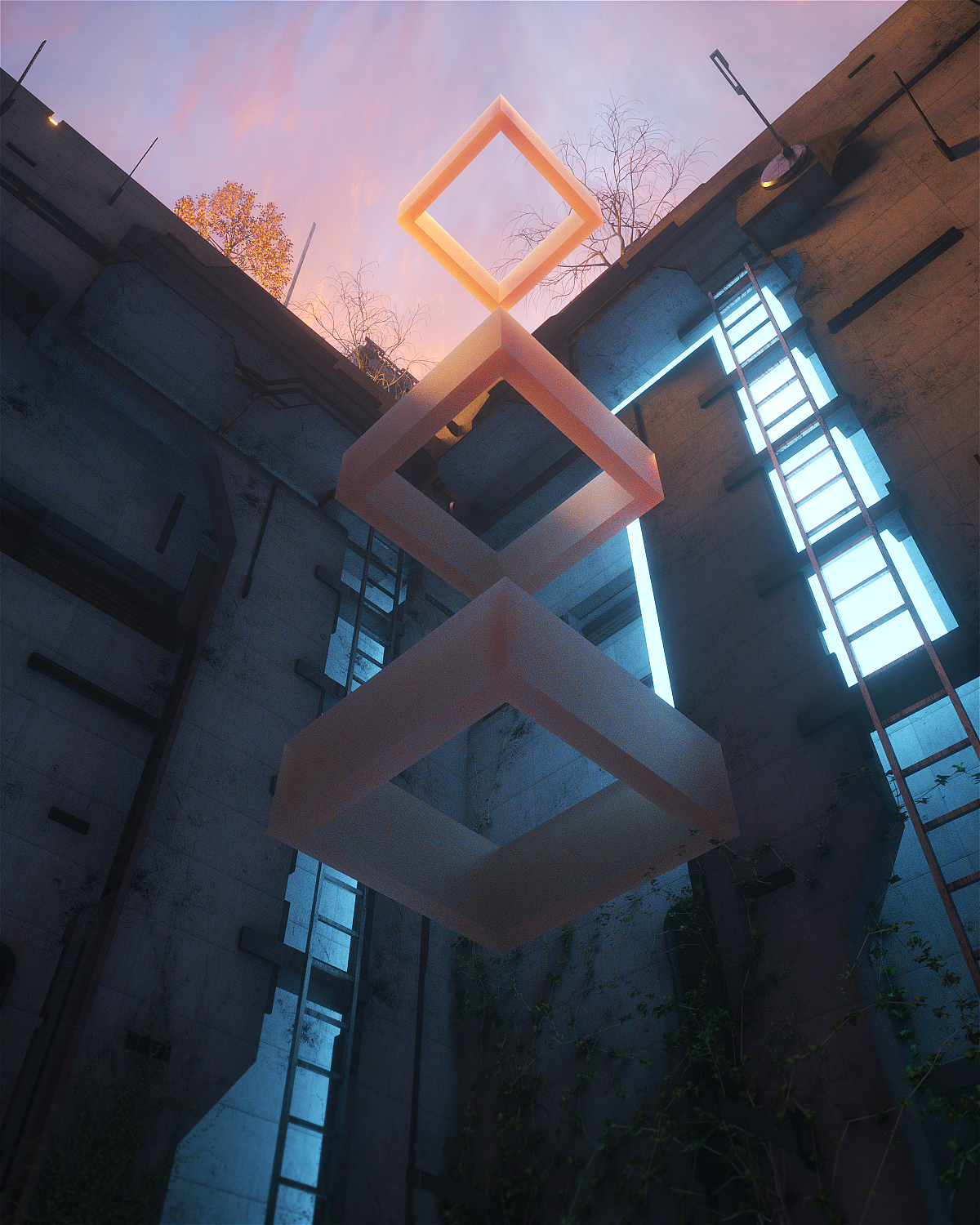 C4D_everydays render-- August 2017