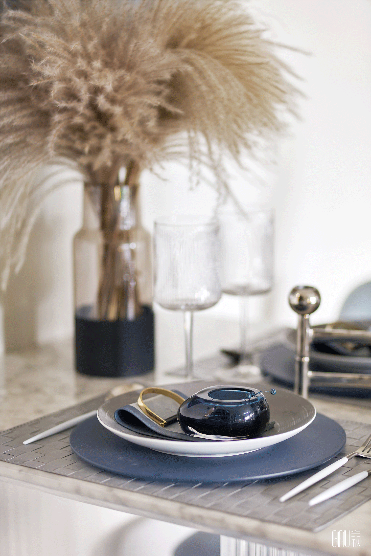 GNU设计 | 昆明万科城Ⅱ：入时牛仔蓝为摩登家居上色（图ZMTc2MjUwNTUy） - 家装设计 - 站酷设计师GNU金秋设计原创素材 - 站酷ZCOOL