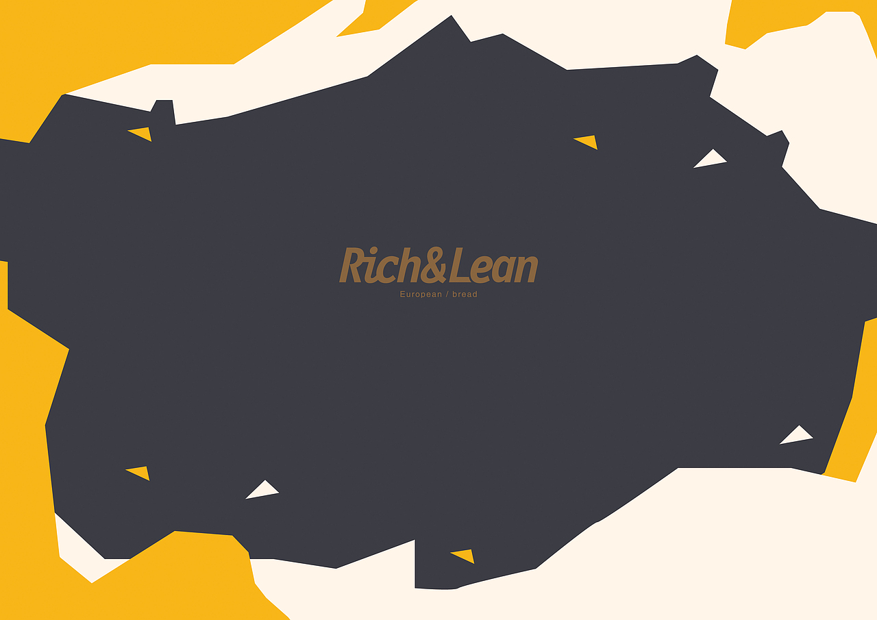 Rich&Lean 软欧包与黑面包的面包品牌形象设计（图ZMTE5MzAwNzM2） - 品牌 - 站酷设计师暖光设计原创素材 - 站酷ZCOOL