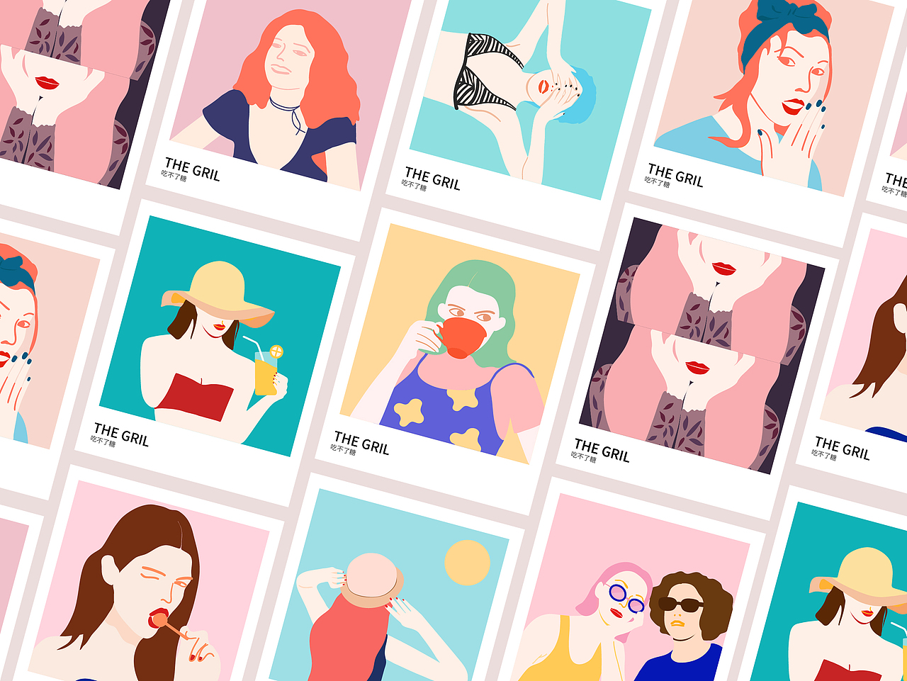 小姐姐（图ZMTU2MTQ4ODcy） - 创作习作 - 站酷设计师吃不了糖原创素材 - 站酷ZCOOL