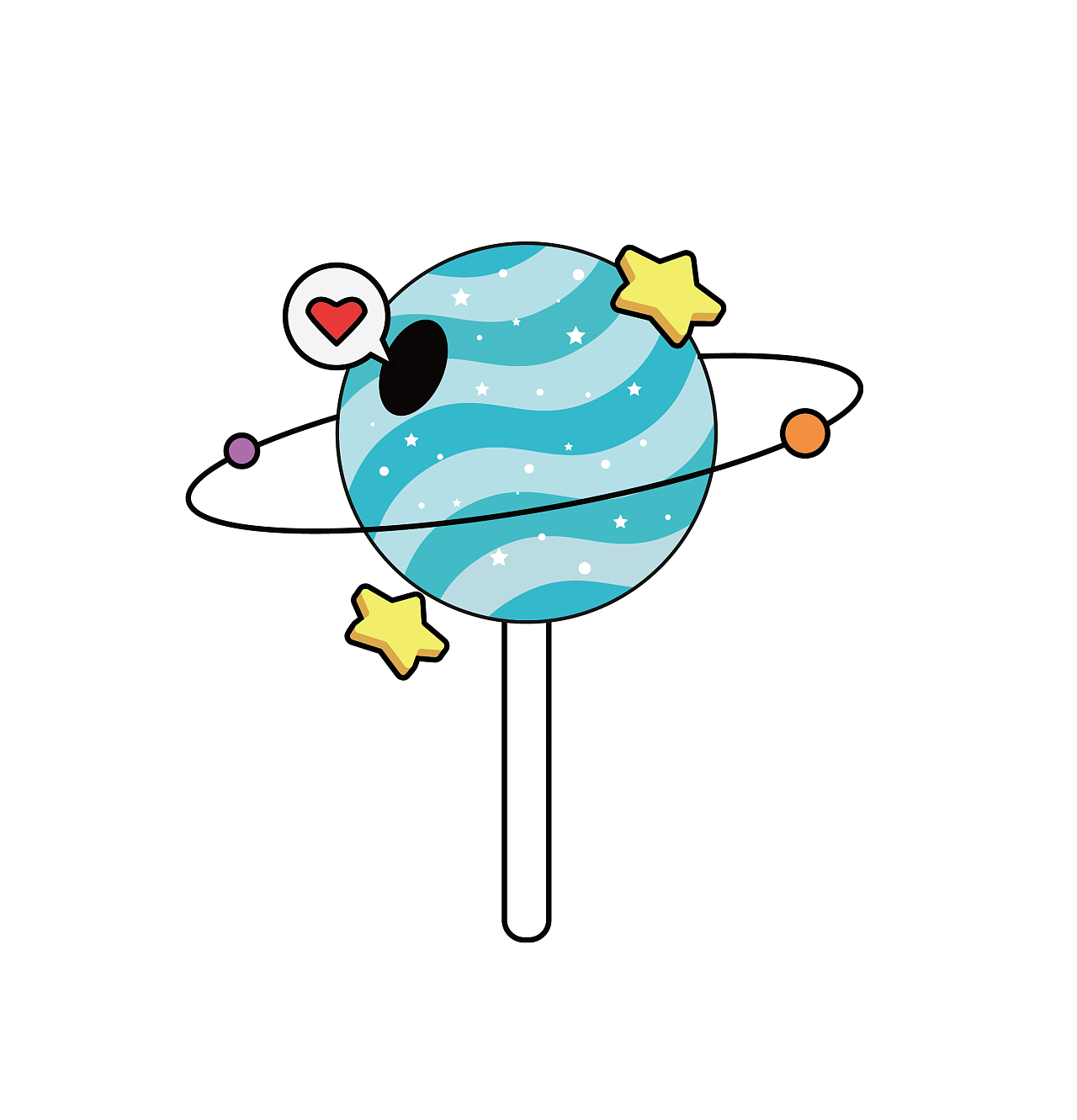 ai卡通插画练习1