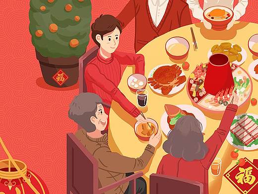 新春插画练习