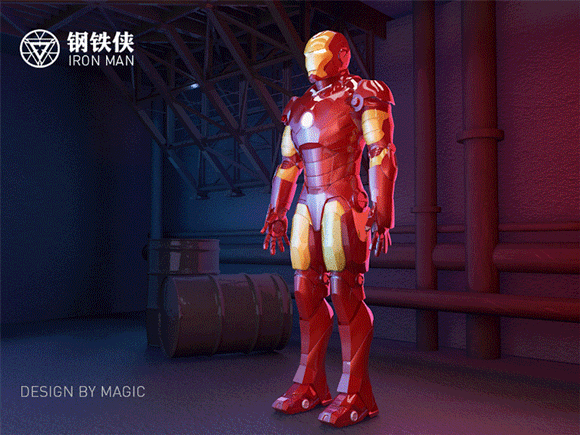 Iroman钢铁侠（图ZNjU3NjA1NDA=） - 其他三维 - 站酷设计师靖哥教你做C4D原创素材 - 站酷ZCOOL
