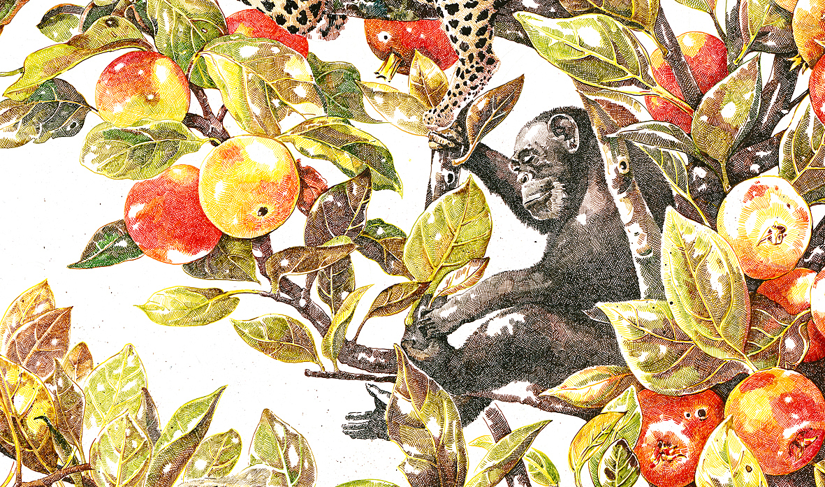 秋-沉醉 Autumn Drunk 120x90cm 布面丙烯 acrylic ink on ca（图ZNTY0NDE3MTY=） - 绘画 - 站酷设计师赵娜Artist原创素材 - 站酷ZCOOL