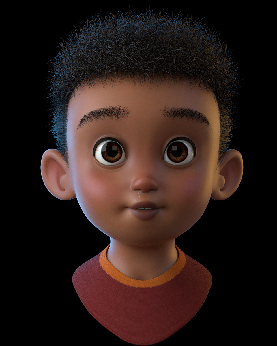 cartoon kid