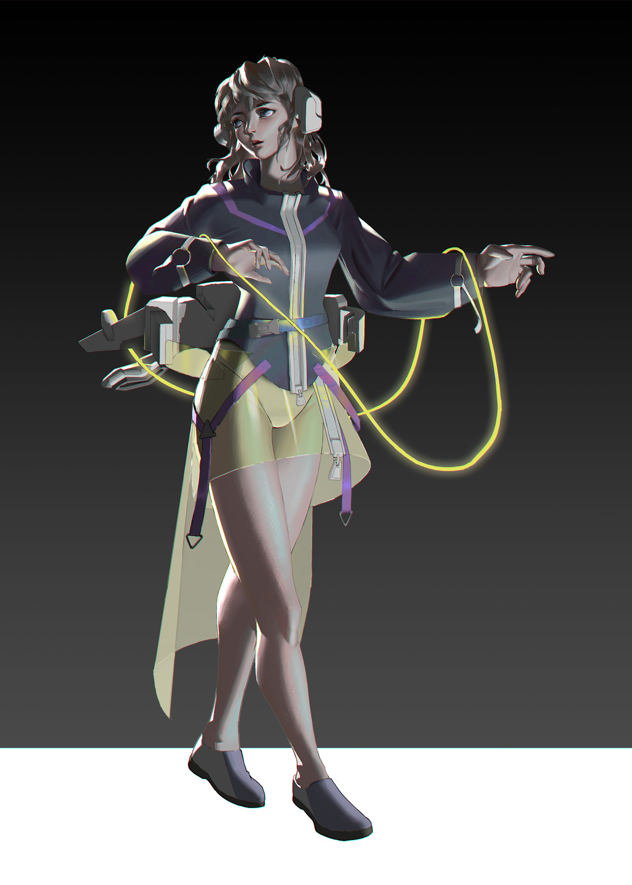 立绘|插画|游戏原画|回廊 - 原创作品 - 站酷 (zcool)