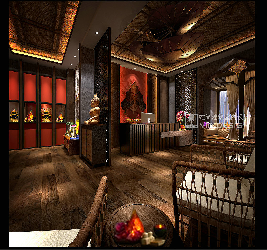 维尚设计-会所设计-泰式spa会所