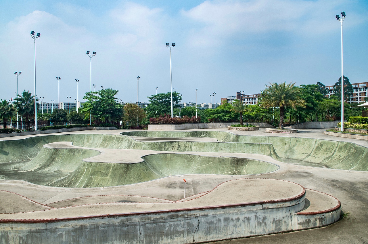 广州大学城体育中心极限运动公园