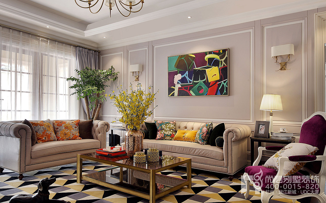 现代美式风格别墅装修设计案例（图ZMTUzOTc0ODI0） - 家装设计 - 站酷设计师时尚别墅生活达人原创素材 - 站酷ZCOOL