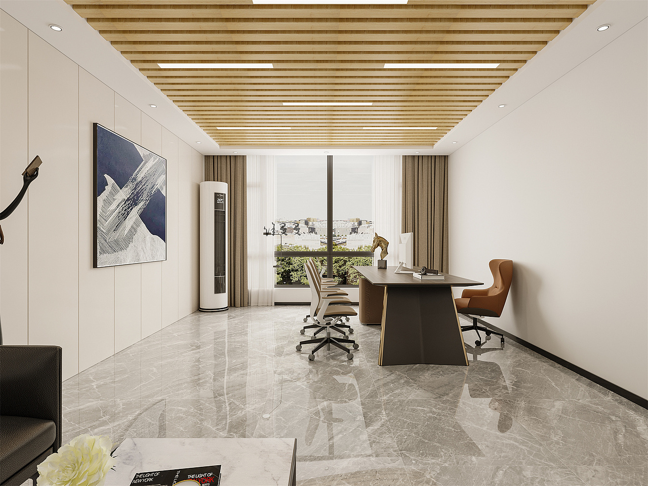 办公室设计||删繁就简,不失调性