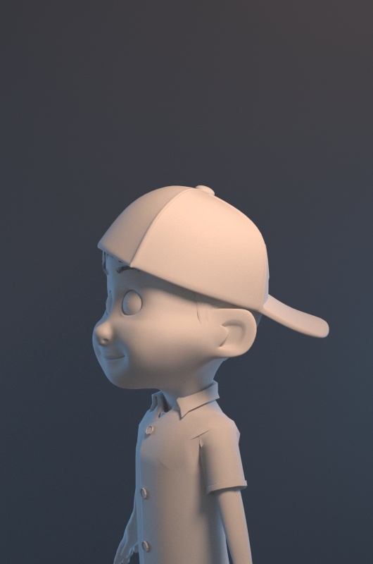 卡通人物 三维角色 3d建模 片头制作 影视动画人物建模