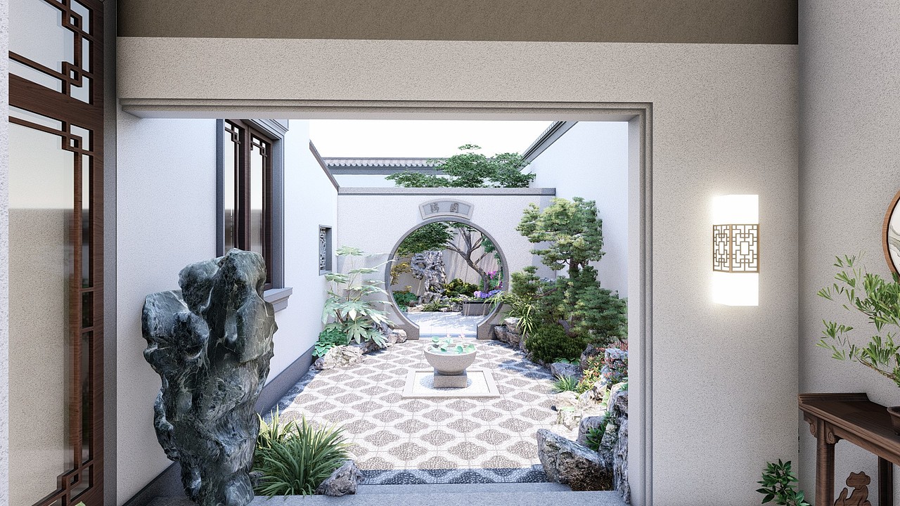 古典中式园境设计丨半亩园