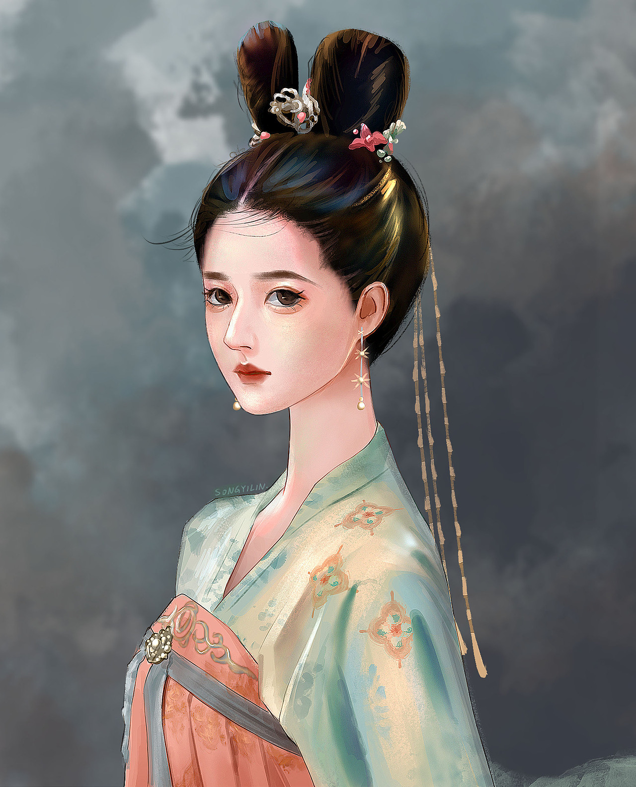 長歌&樂嫣（圖ZMjYzOTIyMDgw） - 繪畫 - 站酷設(shè)計(jì)師迷你可宋原創(chuàng)素材 - 站酷ZCOOL