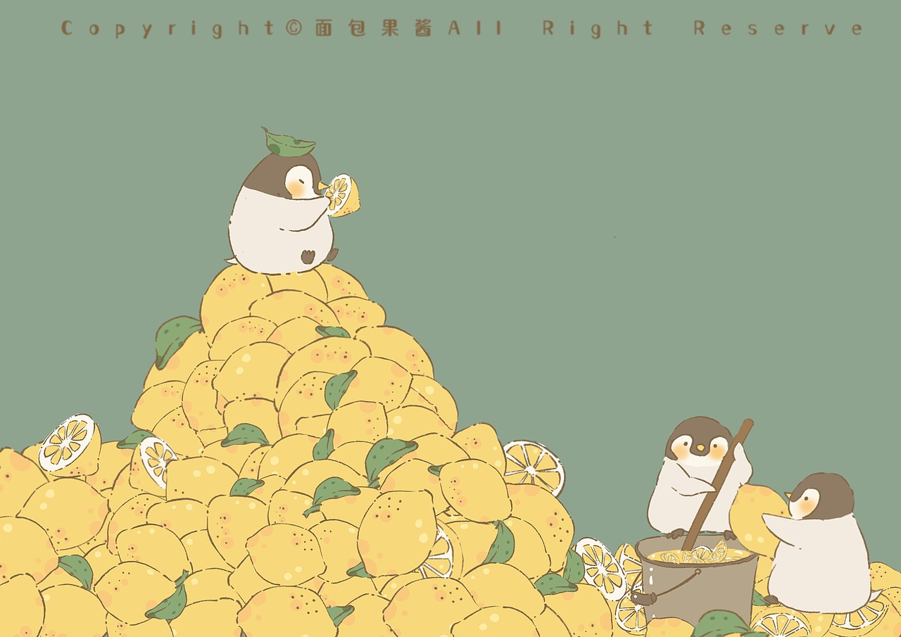 企鹅堆堆（图ZMjk4NDM4MTEy） - 商业插画 - 站酷设计师面包果酱lucky原创素材 - 站酷ZCOOL
