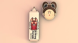 唐仕女主题创意文具设计