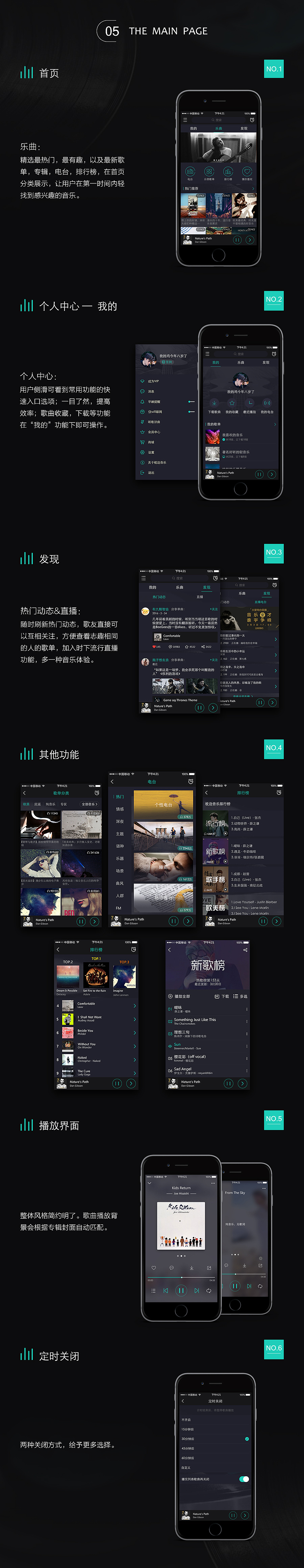 枕边音乐 —— 一款为失眠者设计的睡前音乐app（图ZNzc2NTQxMDQ=） - APP界面 - 站酷设计师兜儿兜有糖原创素材 - 站酷ZCOOL