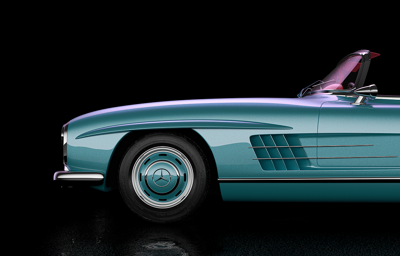 Sideboard & Model car