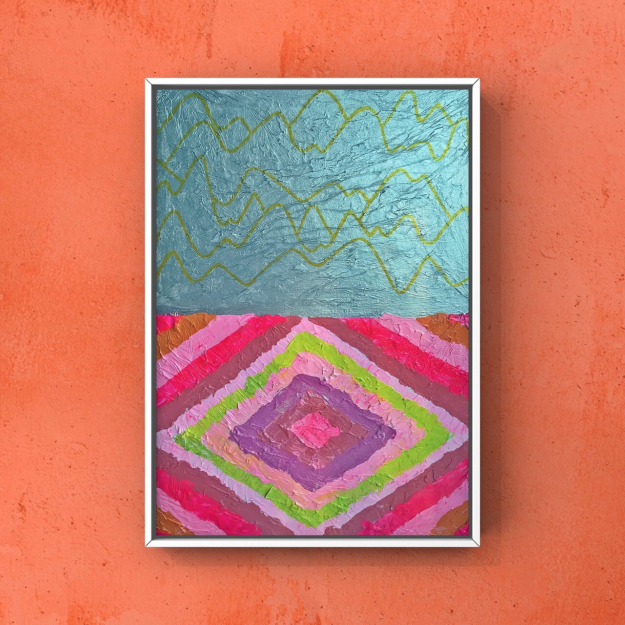 38×52cm布面丙烯（图ZMTQ1NDE0ODQw） - 绘画 - 站酷设计师张梦谜原创素材 - 站酷ZCOOL