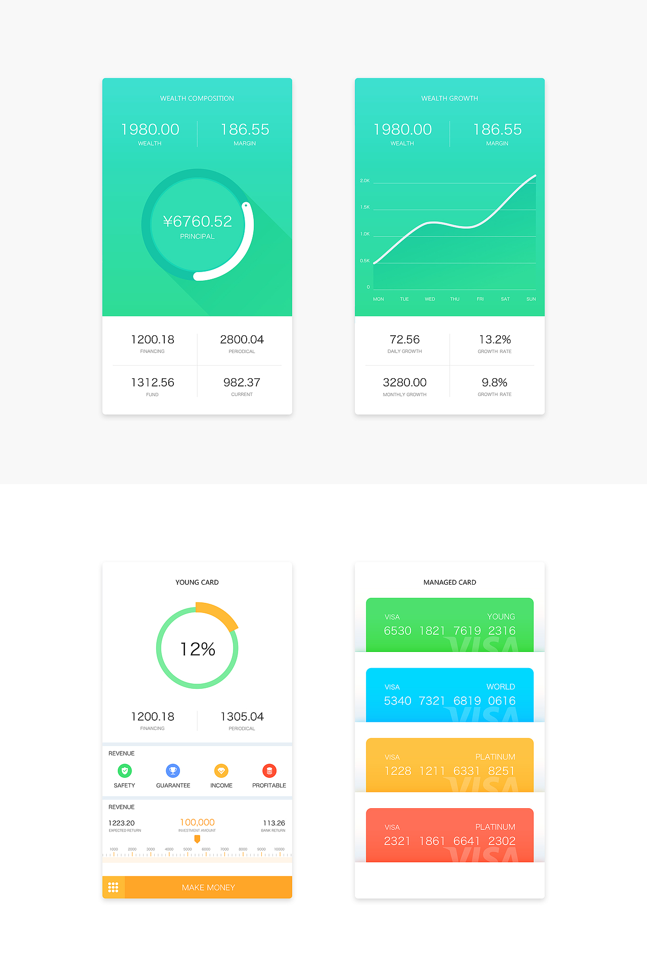 金融类产品re-design（图ZNzY2NTUyOTY=） - APP界面 - 站酷设计师Aspirea原创素材 - 站酷ZCOOL