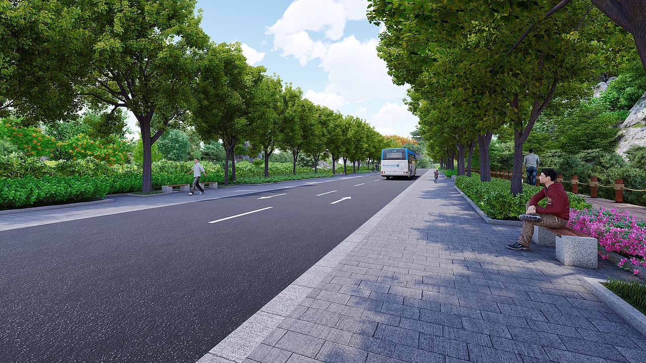 街边小镇（图ZMTgyNzk5NjU2） - 景观设计 - 站酷设计师路子里予原创素材 - 站酷ZCOOL