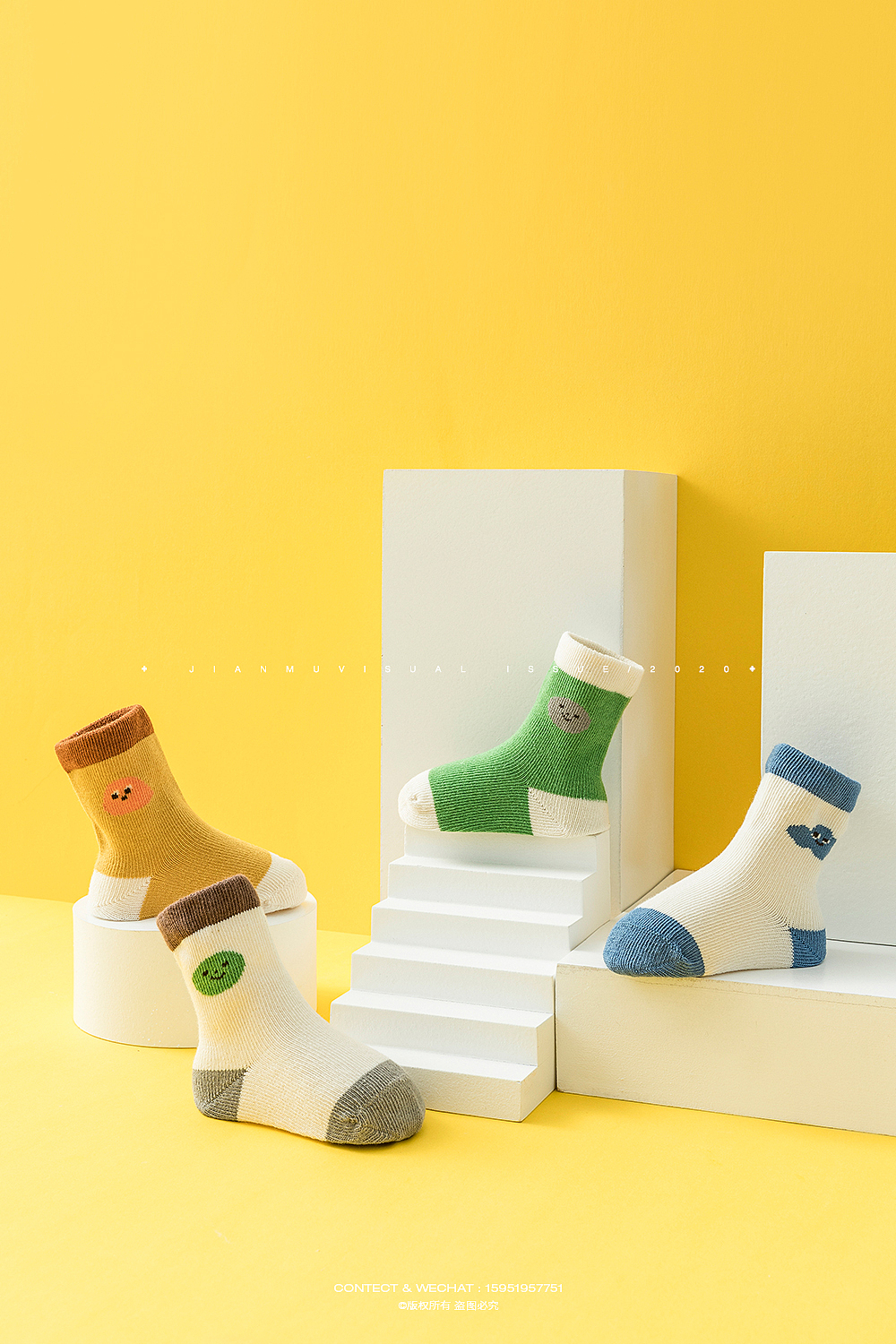 儿童袜子 × 创意摄影 | 婴儿成人女士男士袜子静物拍摄（图ZMjIwMTM0MzYw） - 产品摄影 - 站酷设计师简木视觉原创素材 - 站酷ZCOOL