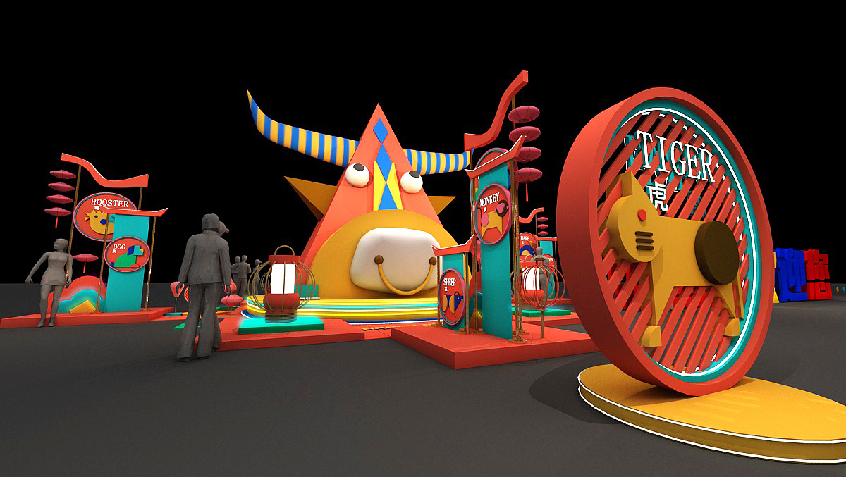 大都会2021新年美陈