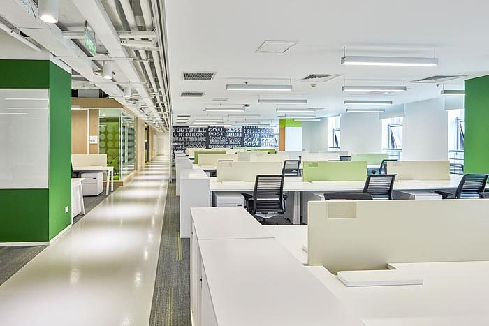 西安网络公司办公室装修设计案例