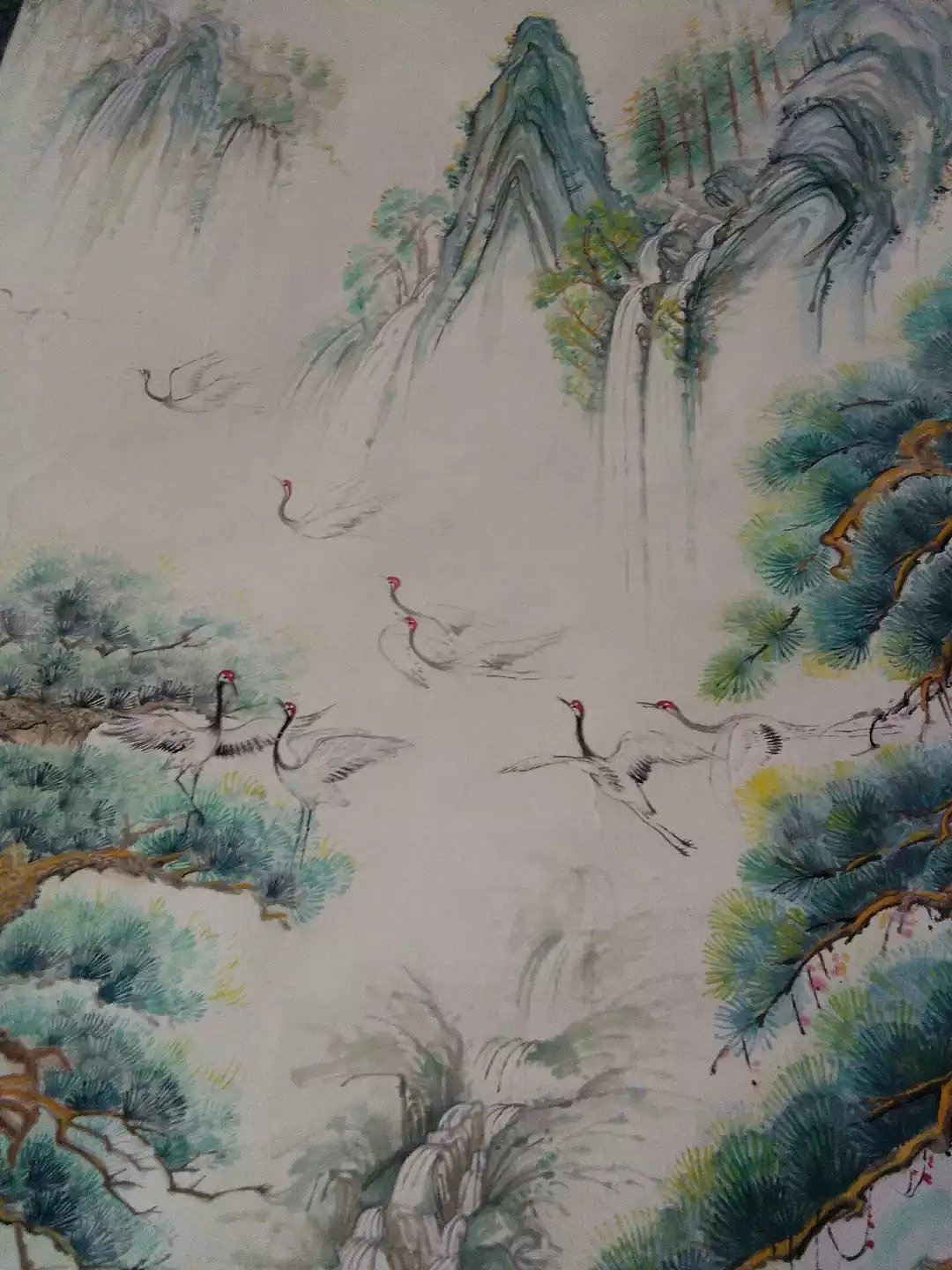 松涛听泉图（图ZNjM4NTkxMDA=） - 绘画 - 站酷设计师南岩逸士原创素材 - 站酷ZCOOL