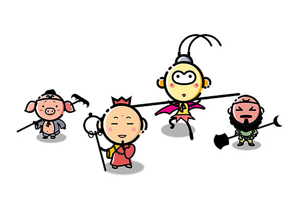 西游记之师徒四人