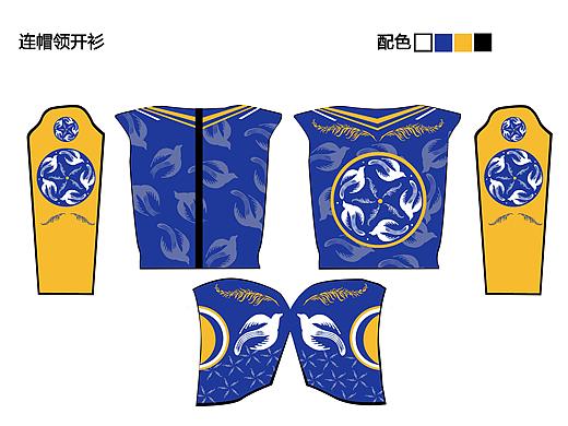 蒙古族服饰-鸿雁