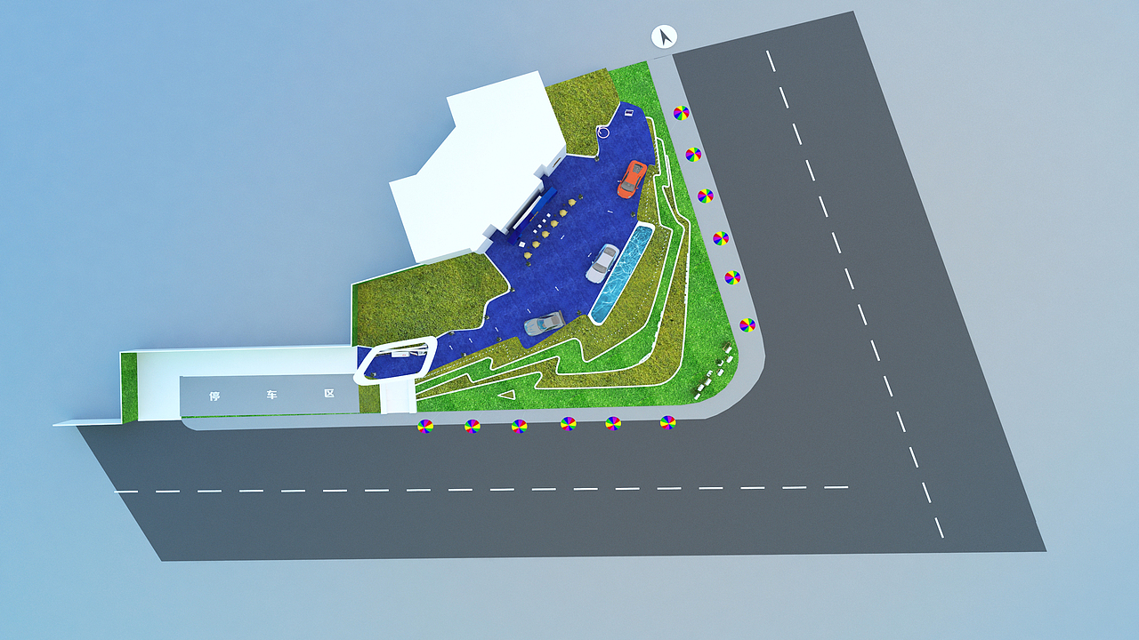 营销中心开放活动效果图及执行（锦岚悦城）（图ZMjA1NTcwNjc2） - 场景 - 站酷设计师放狼的小羊原创素材 - 站酷ZCOOL