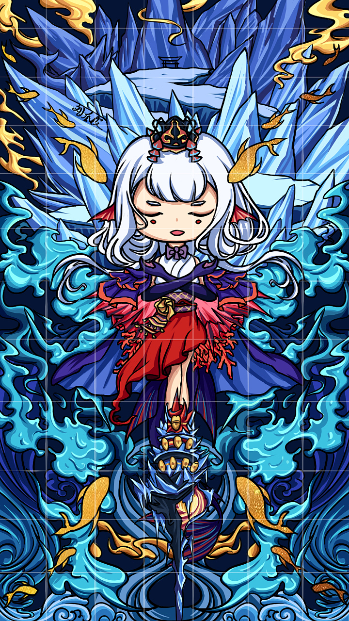 原创作品插画创作习作国潮阴阳师雀灵79刘瓜皮直播59mochy年终插画