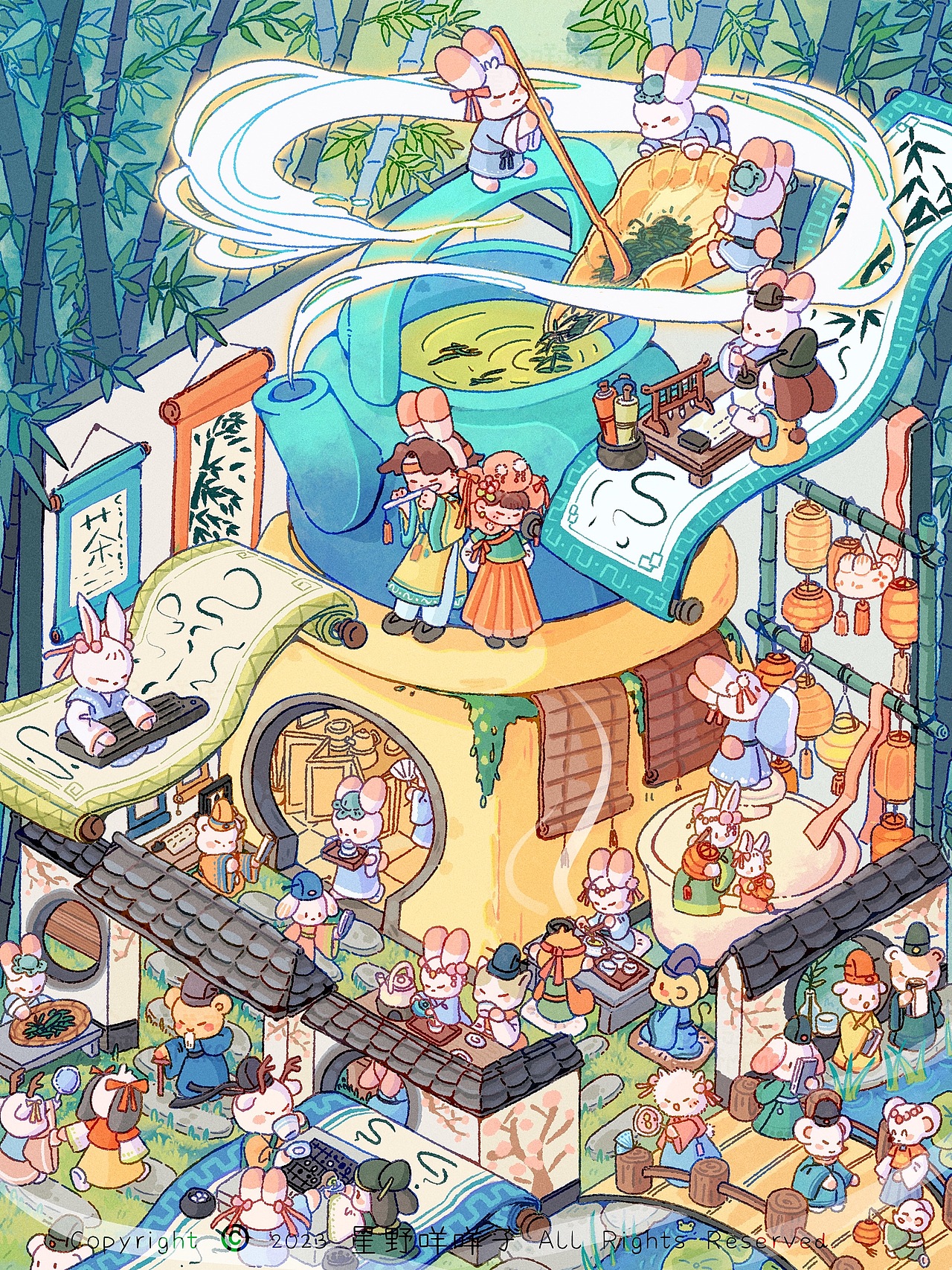 2023上半年插画总结（图ZMzQ0NjUyMjI4） - 商业插画 - 站酷设计师星野咩咩子原创素材 - 站酷ZCOOL