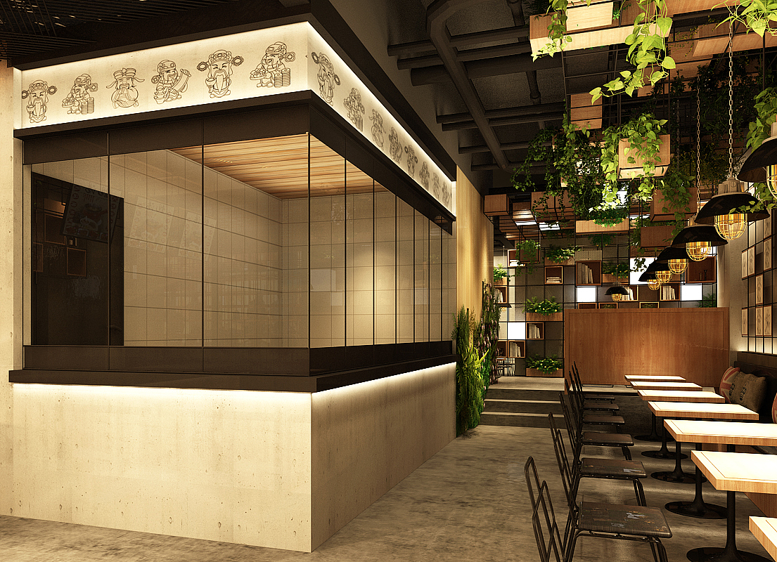 财神记_快餐厅设计_七原设计作品
