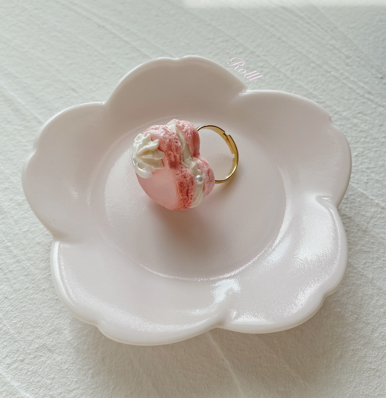 原创粘土马卡龙戒指|手工艺|首饰设计|rolll原创手作 - 原创作品