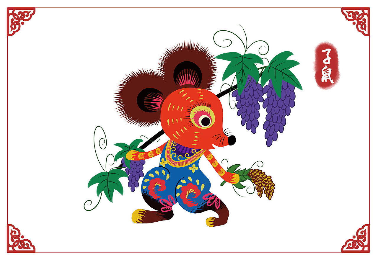 十二生肖（图ZMTQ5NTE0ODIw） - 商业插画 - 站酷设计师Dre大利原创素材 - 站酷ZCOOL