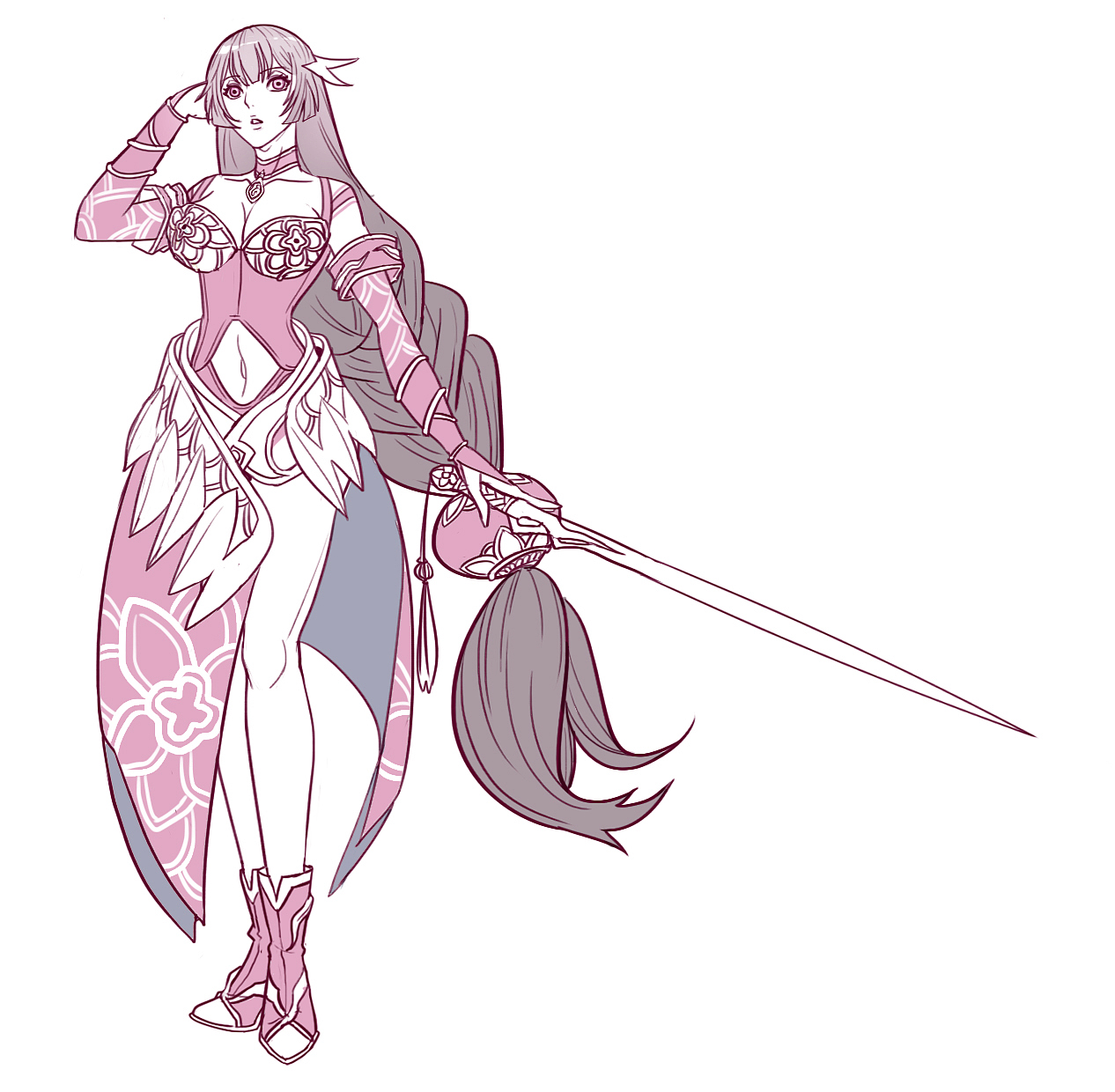 游戏人物原画 草稿（图ZODg3NTQxNDA=） - 游戏原画 - 站酷设计师乌鸦佬原创素材 - 站酷ZCOOL